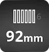 6 komorový profil, 92 šírka rámu